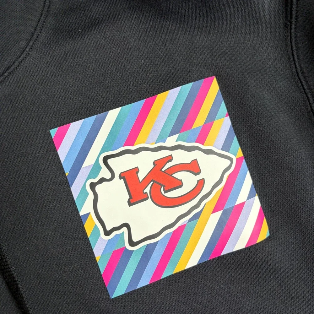 Nike NFL Kansas City Chiefs Crucial Catch Hoodie Black 01EZ-00A L